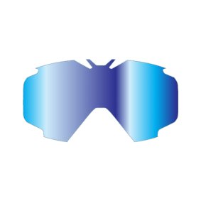 Náhradní dvojité sklo pro brýle - O'NEAL B-30 - radium modrá 
