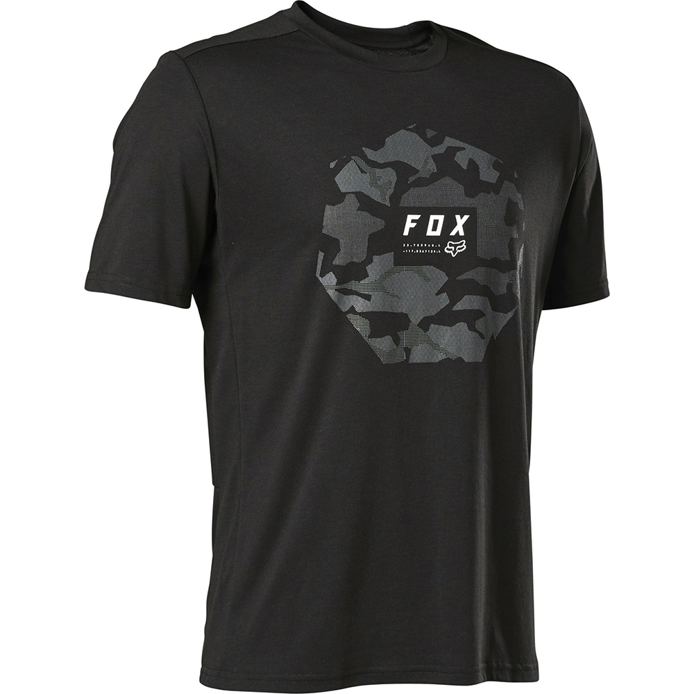 Dres - FOX Ranger Dr Ss Jersey Camo Moth 2022 - Black XL