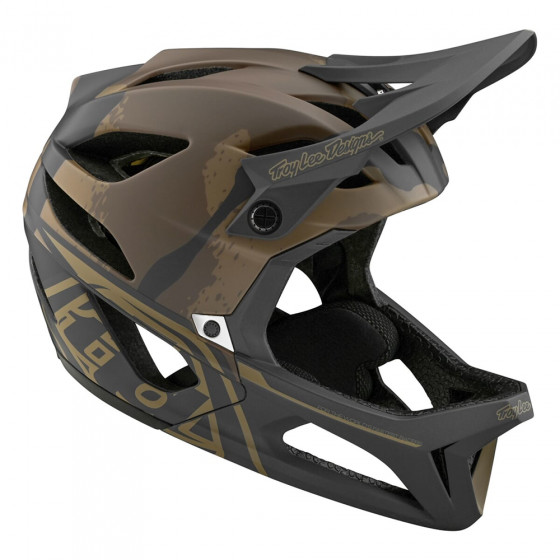 Integrální přilba - TROY LEE DESIGNS Stage MIPS 2024 - Stealth Camo Olive