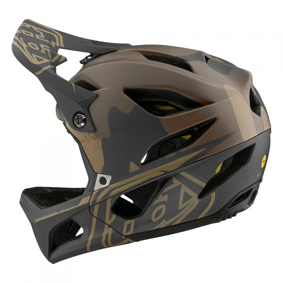 Integrální přilba - TROY LEE DESIGNS Stage MIPS 2024 - Stealth Camo Olive