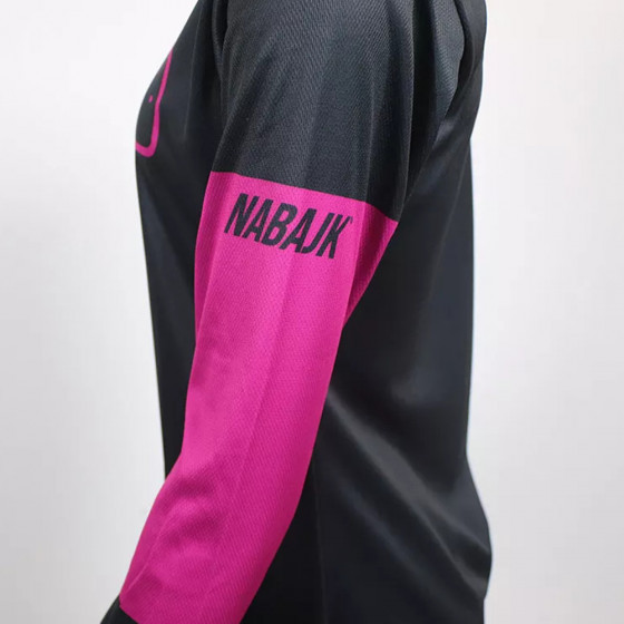 Dámský dres - NABAJK Deshtny LS 2024 - Black / Pink