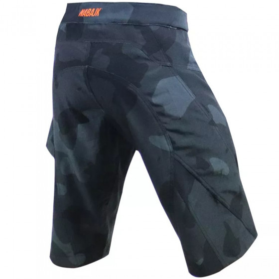 Kraťasy - NABAJK Trautenberk 2024 - Black Camo / Orange