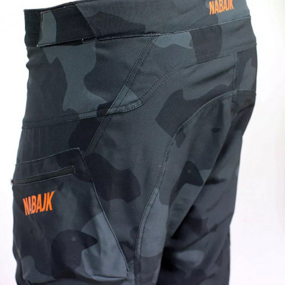 Kraťasy - NABAJK Trautenberk 2024 - Black Camo / Orange