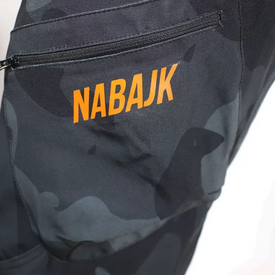 Kraťasy - NABAJK Trautenberk 2024 - Black Camo / Orange