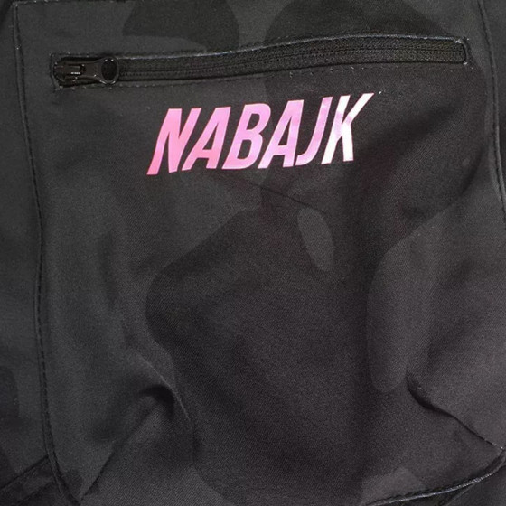 Dámské kraťasy - NABAJK Trautenberk 2024 - Black Camo / Old Pink