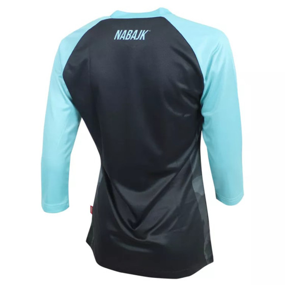 Dámský dres - NABAJK Pradeed 3/4 rukáv 2024 - Black / Turquoise