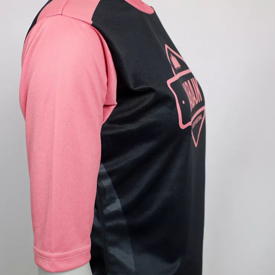 Dámský dres - NABAJK Ancze 3/4 rukáv 2024 - Black / Old Pink