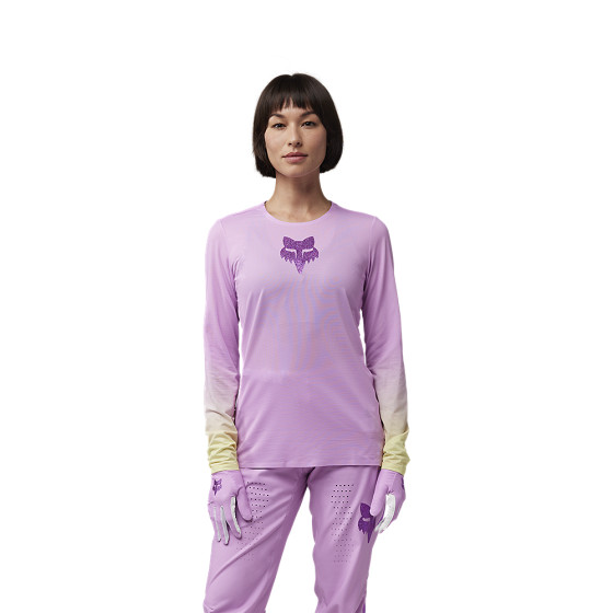 Dámský dres - FOX W Flexair Ls Jersey TS57 2024 - Pink