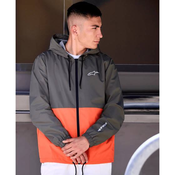 Bunda - ALPINESTARS Speeder Windbreaker Jacket 2024 - Military/Orange