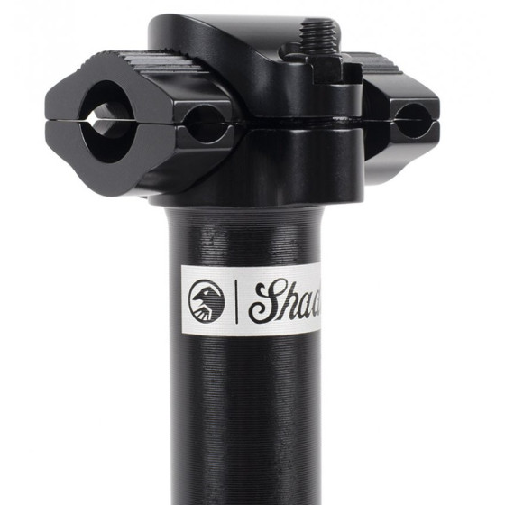 Sedlovka BMX - SHADOW Railed 200mm - Black 