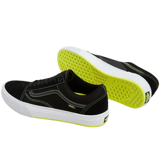 Boty - VANS BMX Old Skool - Black / Neon Yellow