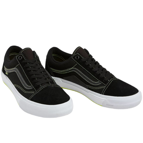 Boty - VANS BMX Old Skool - Black / Neon Yellow