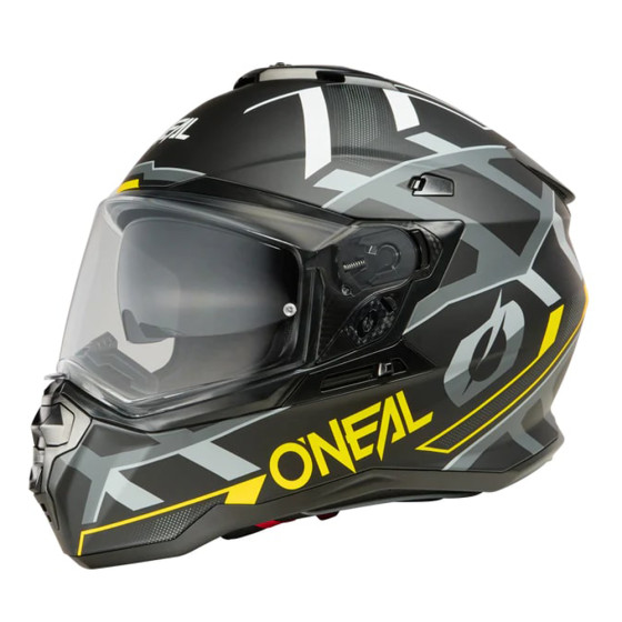 Přilba na cestovní Enduro - O´NEAL D-SRS Square 2025 - Black/Yellow/Grey