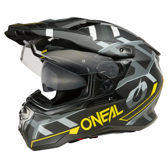 Přilba na cestovní Enduro - O´NEAL D-SRS Square 2025 - Black/Yellow/Grey