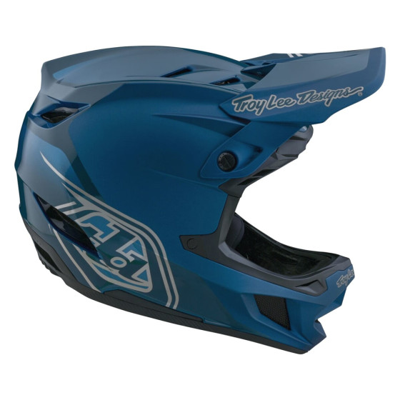 Integrální přilba - TROY LEE DESIGNS D4 Polyacralite MIPS - Shadow Blue