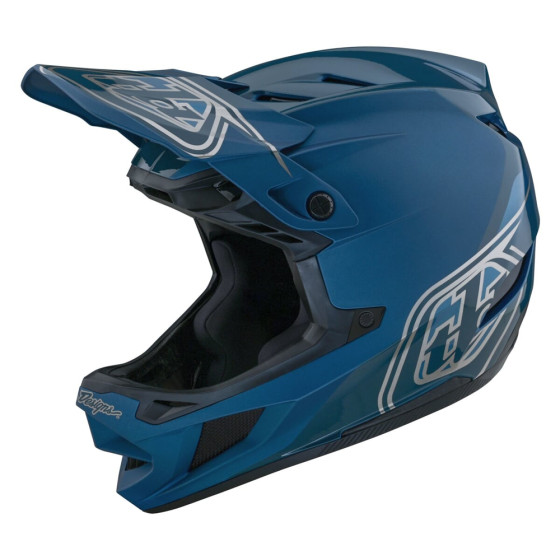 Integrální přilba - TROY LEE DESIGNS D4 Polyacralite MIPS - Shadow Blue