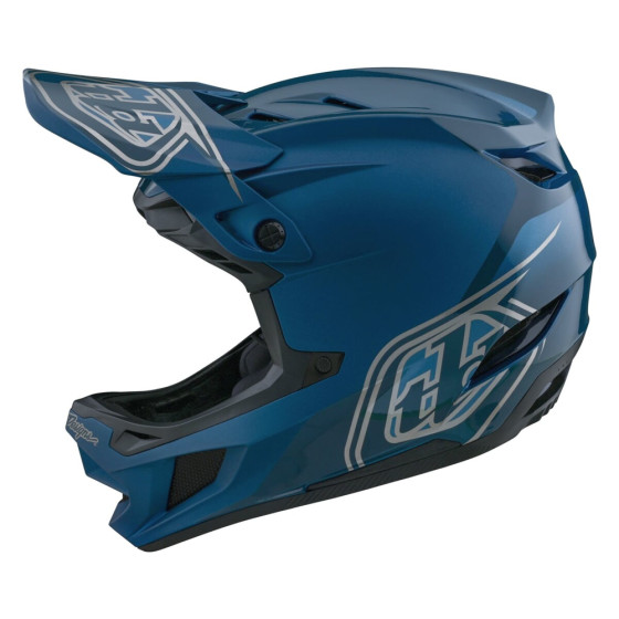 Integrální přilba - TROY LEE DESIGNS D4 Polyacralite MIPS - Shadow Blue