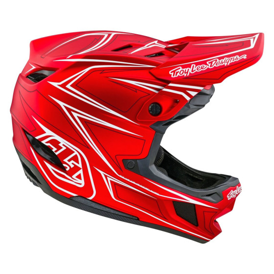 Integrální přilba - TROY LEE DESIGNS D4 Composite MIPS - Pinned Red