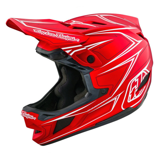 Integrální přilba - TROY LEE DESIGNS D4 Composite MIPS - Pinned Red