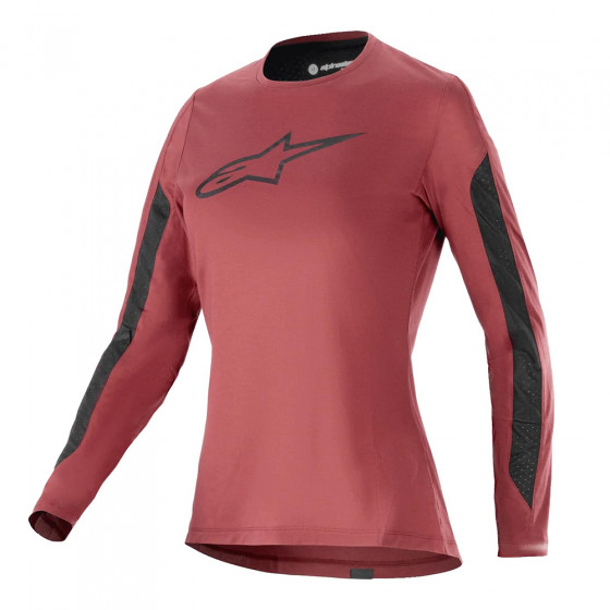 Dámský dres - ALPINESTARS Stella A-Dura Dri Astar Ls 2024 - Burgundy