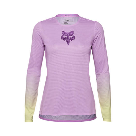 Dámský dres - FOX W Flexair Ls Jersey TS57 2024 - Pink