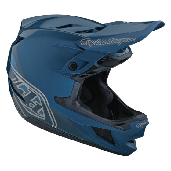 Integrální přilba - TROY LEE DESIGNS D4 Polyacralite MIPS - Shadow Blue