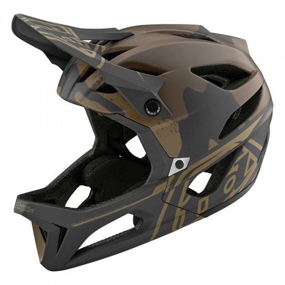 Integrální přilba - TROY LEE DESIGNS Stage MIPS 2024 - Stealth Camo Olive