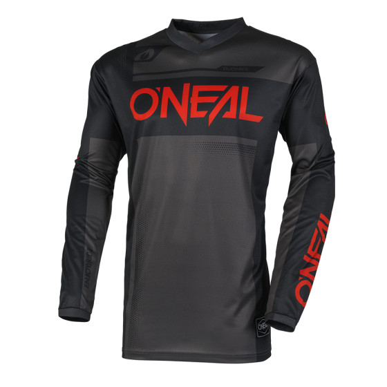 O´Neal dětský dres ELEMENT RACEWEAR černá/šedá/červená XS