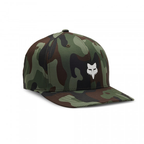 Pánská čepice Fox Fox Head Camo Tech Flexfit S/M