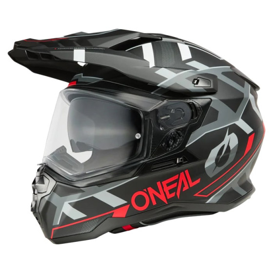 Přilba na cestovní Enduro - O´NEAL D-SRS Square 2025 - Black/Red/Grey