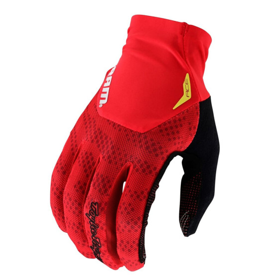 Rukavice - TROY LEE DESIGNS Ace Sram Shifted - Fiery Red