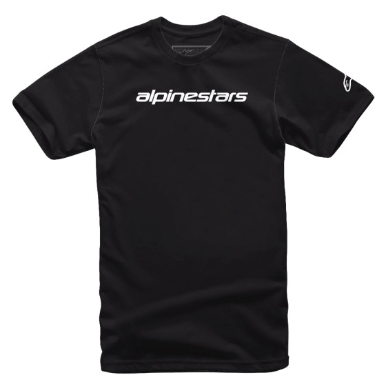 Triko - ALPINESTARS Wordmark Tee 2.0 - Black / White