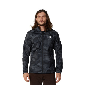 Bunda - FOX Head Camo Windbreaker 2025 - Black Camo