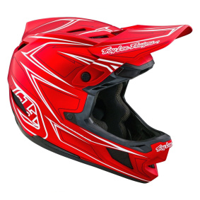 Integrální přilba - TROY LEE DESIGNS D4 Composite MIPS - Pinned Red