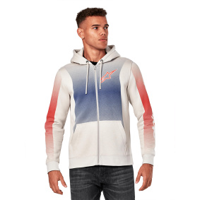 Mikina - ALPINESTARS Arising Hoodie 2024 - Off White/Blue/Red