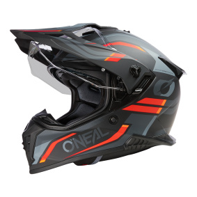 Přilba na cestovní Enduro - O´NEAL A-SRS Spike 2025 - Black/Grey/Red