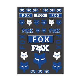 Sada samolepek - FOX Legacy Track Pack 2024 - Blue