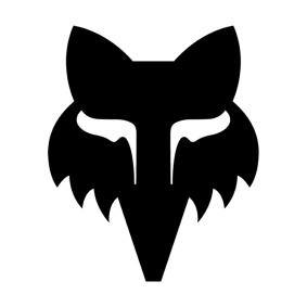 Samolepka - FOX Head 2.5" Die Cut Vinyl - Black