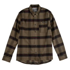 Technická košile - TROY LEE DESIGNS Grind Flannel - Piaid Dark Pine