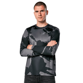 Triko - ALPINESTARS Camo Performance LS Tee - Black Camo